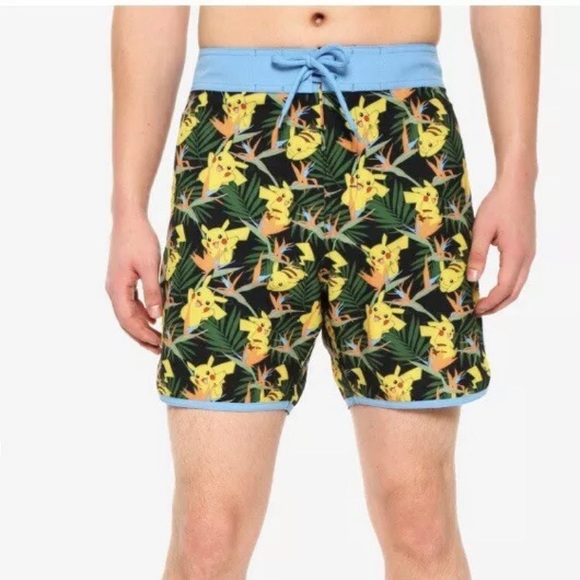 Hot Topic Swim Trunks Large 2x Pokemon 
